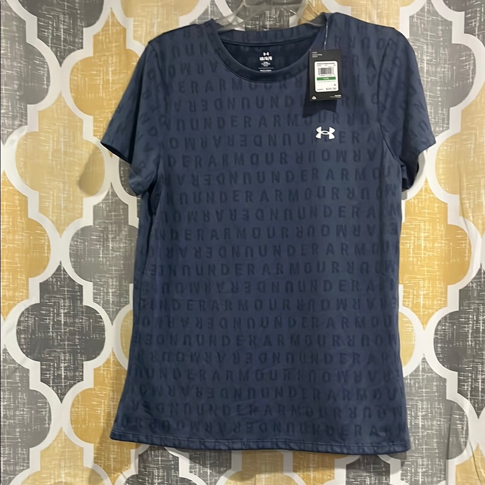 Under Armour Women's Blue Graphic Top